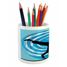 Head Spin on the Floor Pencil Pen Holder