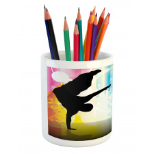 Breakdancing Theme Pencil Pen Holder