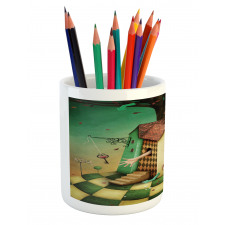 Fairy Tale Wonderland Pencil Pen Holder