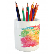 Outline Flower Pencil Pen Holder