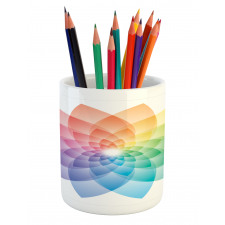 Rainbow Tones Petal Pencil Pen Holder