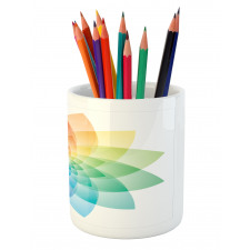 Rainbow Tones Petal Pencil Pen Holder