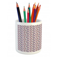 Tropical Beach Seashells Pencil Pen Holder