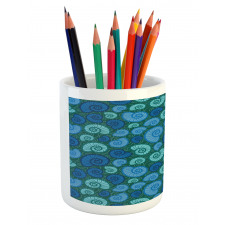 Periwinkle and Vortex Pencil Pen Holder