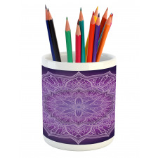 Hand-Drawn Lace Pencil Pen Holder