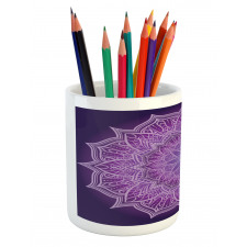 Hand-Drawn Lace Pencil Pen Holder