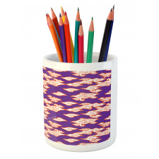 Indonesian Batik Hippie Pencil Pen Holder