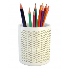 Abstract Flower Pencil Pen Holder