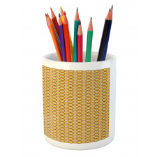 Geometric Shapes 60s Pencil Pen Holder