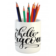 Calligraphy Font Pencil Pen Holder