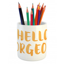 Font Pencil Pen Holder