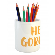 Font Pencil Pen Holder