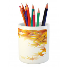 Maple Leaf Branches Pencil Pen Holder