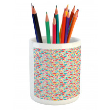 Happiness Joy Theme Pencil Pen Holder