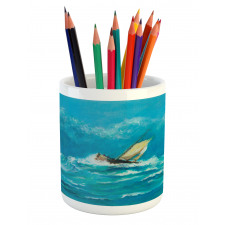 Sail in Stormy Weather Pencil Pen Holder