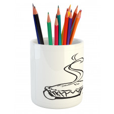 Wife Bakes Pie Pencil Pen Holder