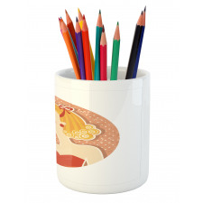 Pin up Female Pencil Pen Holder