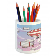 Zeppelins in the Sky Pencil Pen Holder