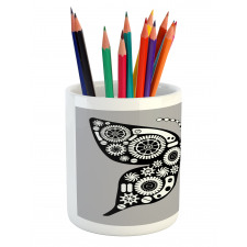 Silhouette Butterfly Pencil Pen Holder