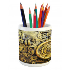 Vintage Machinery Pencil Pen Holder