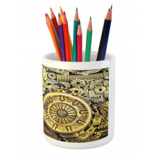 Vintage Machinery Pencil Pen Holder