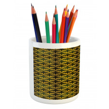 Wave Shape Leaves Pencil Pen Holder