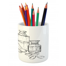 Natural Tropical Fruit Pencil Pen Holder