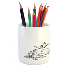 Natural Tropical Fruit Pencil Pen Holder