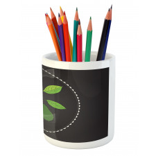 Alligator Pear Tree Pencil Pen Holder