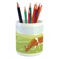 Alpine Meadow Nature Pencil Pen Holder