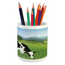 Agriculture Landscape Pencil Pen Holder