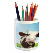 Staring Brown Animal Pencil Pen Holder