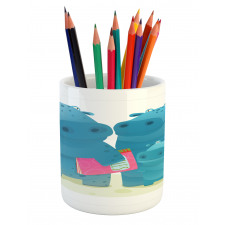 Graphic Happy Family Pencil Pen Holder