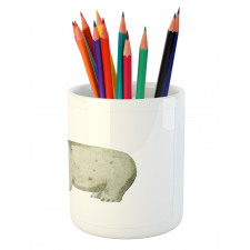 Watercolor Style Baby Pencil Pen Holder