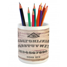 Wooden Texture Pencil Pen Holder