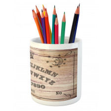 Wooden Texture Pencil Pen Holder