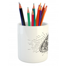 Hatched Sketch Pencil Pen Holder