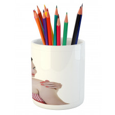 Halter-Neck Bikini Lady Pencil Pen Holder