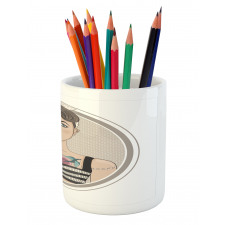 Rockabilly Rebel Pencil Pen Holder