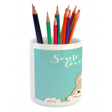 Some Bunny Loves You Pencil Pen Holder