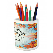 Eat Drink Be Thankful Pencil Pen Holder