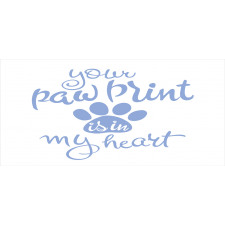 Paw Print is in My Heart Pencil Pen Holder