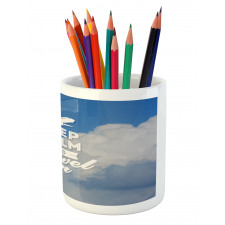 Keep Calm and Travel Pencil Pen Holder