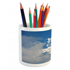 Keep Calm and Travel Pencil Pen Holder