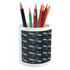 Cartoon Bug Pattern Pencil Pen Holder