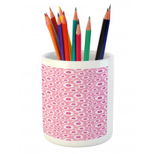 Petals with Bugs Pencil Pen Holder