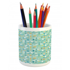 Nursery Style Cartoon Pencil Pen Holder