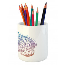 Moon and Planet Pencil Pen Holder