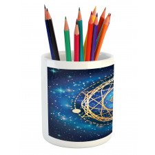 Geometric Emblem Pencil Pen Holder