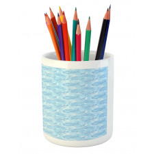 Cloudy Sky Nursery Pencil Pen Holder